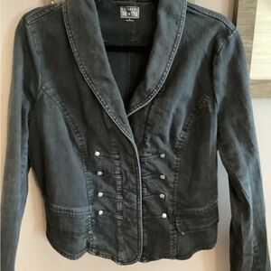 Converse Women's Dark Gray Jean Jacket